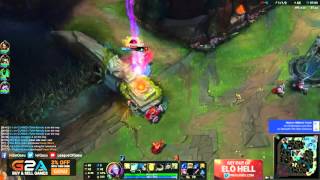 Hi Im Gosu | Ezreal & Thresh vs Kalista & Poppy | S6 Challenger Gameplay