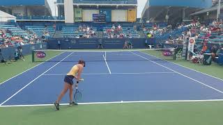 Iga Swiatek vs Caroline Garcia match point