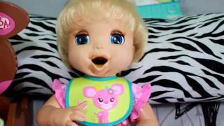 Feeding my Real Surprises Baby Alive Alice Part 2♥ [HD]