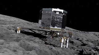 Rosetta acompanha o grande salto do robô Philae para o cometa 67PChuryumov-Gerasimenko