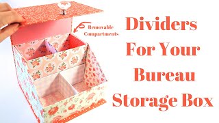 Bureau Inserts | Removable Dividers For Your Bureau Storage Box