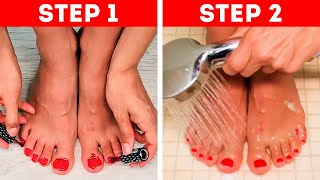 All about feet! || Shoes Hacks and Pedicure Tutorial