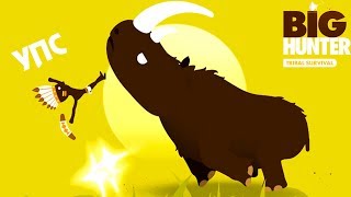 BIG HUNTER survival #3 БОЛЬШОЙ ОХОТНИК выживание племени Животные игровой  Animals