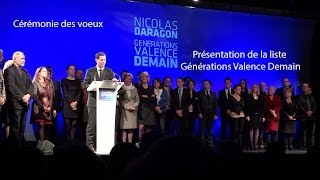 Cérémonie des voeux et présentation de liste Générations Valence Demain