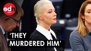 Navalny's Widow Gives Emotional Speech to EU Parliament