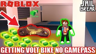 Getting VOLT BIKE WITHOUT Gamepasses!!! | Roblox Jailbreak