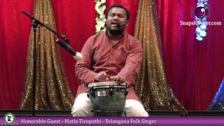Exclusive video of Matla Tirupathi who performed in MATA Dasara 2016