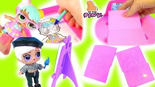 LOL Painting НОВИНКА! Рисуем Кукол ЛОЛ на Палетках! Игры для Девочек! Раскраски! Coloring for Kids