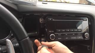 Установка магнитолы 2din Mitsubishi Outlander 3 часть 1