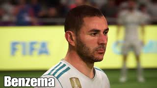 FIFA 18 Real Madrid / PLAYER FACES