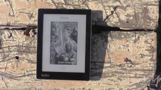 обзор японская электронная книга Kobo Aura e-ink Cool Reader с aliexpress
