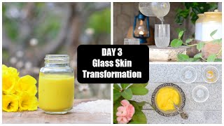 DAY 3: GLASS SKIN TRANSFORMATION CHALLENGE | TREATS PIGMENTATION, DARK CIRCLES & DULL SKIN