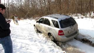 Kia Sorento BL | Киа Соренто - весенний оффроад в окрестностях Зеленого города