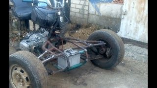 Самодельный квадроцикл Проект "Самопалыч" 4x4  часть1 DMS 2.0