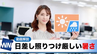 お天気キャスター解説 あす 7月24日(土)の天気