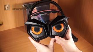 Распаковка беспроводной гарнитуры ASUS ROG Strix Wireless