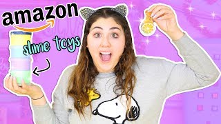 BUYING THE FIRST SLIMES AMAZON TELLS ME TO BUY | Slimeatory #275