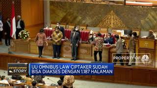 Sah! Presiden Jokowi Teken UU Omnibus Law Ciptaker