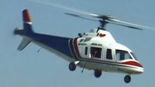 ＲＣスケールヘリコプター・アグスタの飛行　　RC Scale Heli Agusta