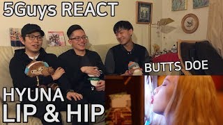 [MUCH HIP] HyunA - Lip & Hip (5Guys MV REACT)
