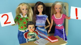 ОТКРЫТЫЙ УРОК Двойка из за Родителей Мультик #Барби Школа Играем в Куклы