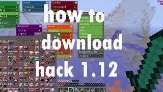 كيف تحمل هاك ماين كرافت  how to download hack to Minicraft at Matix1.12