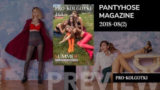 Best Russian & Ukrainian Girls in Pantyhose Magazine 2018-08(2)