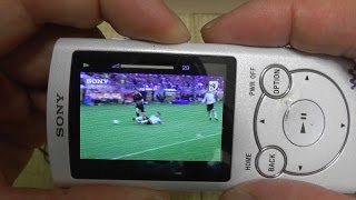 SONY WALKMAN NW-S764の動作紹介