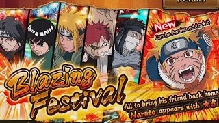 Naruto Kyuubi Banner! Blazing Festival! Multi Summons! - Naruto Shippuden Ultimate Ninja Blazing