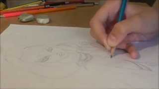 Мой рисунок Ever After High Cerice Hoode Эвер Афтер хай Серис Худ (часть первая)