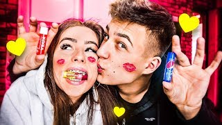 KISSING CHALLENGE Z MOJĄ DZIEWCZYNĄ!