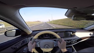 [POV#4] 2016 Mercedes S350d 4MATIC L W222 9G-TRONIC - walkaround, drive, sound, review, self-driving