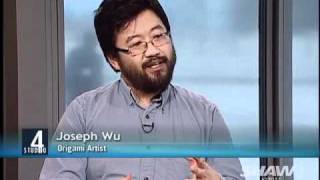 Origami Expert, Joseph Wu shows Fanny Kiefer How to Fold A Duck