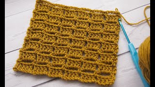 Простые узоры крючком. Узор "Шоколад"  Узор 4     Simple patterns crochet Pattern 4