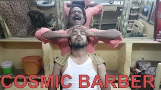 Cosmic Barber Baba Sen head massage