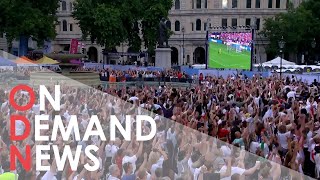 It's COMING HOME: Celebrations as England Win Euro 2022