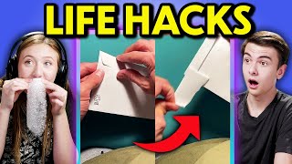 7 Life Hacks You Didn’t Know You Needed | Teens React