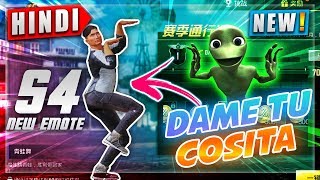 ?*Dame Tu Cosita* in PUBG MOBILE | Season 4 NEW DANCE ?EMOTES | NoobTheDude PUBG