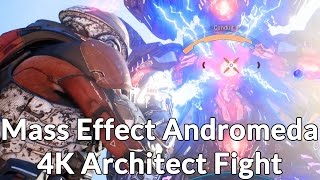 Mass Effect: Andromeda - 4K, 60fps Ultra Settings PC Architect Boss Gameplay