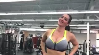 Playmate  Hot Gia Marie Macool Workout In Gym