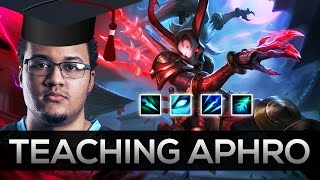 TEACHING APHROMOO HOW TO PLAY ADC? | Stream Highlights #26