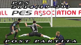 PES 2014 Patch 2019/2020 - Post partita (Patch in descrizione)