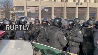 Ukraine: Police arrest five protesters at business rally in Kiev