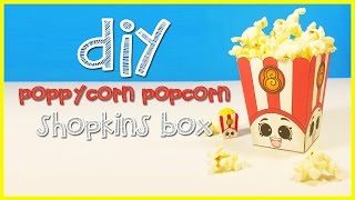 3" Poppy Corn Popcorn Boxes DIY SHOPKINS