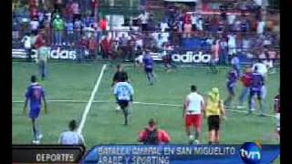 Pelea Futbol ANAPROF