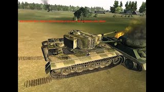Прохождение игры "T-34 vs tiger tank" - «Тигр» против Т-34 ч.2 Противодействие