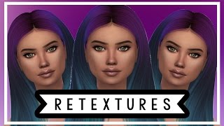 The Sims 4: CC HAIR RETEXTURES + FULL CC LIST!!! (25+ HAIRS!!)