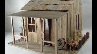 Ghost Town Stage Stop Dollhouse by Deb Roberts