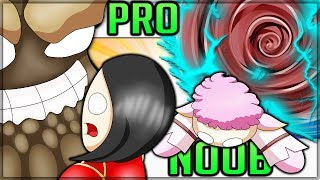BEYBLADE BATTLE BROS - Pro and Noob VS Monster Hunter World Multiplayer! (Two Giant Uragaan Event)