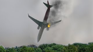Airplane сrashes Failed Takeoff Aircraft And Crosswind Landings HD - 2016 Collection